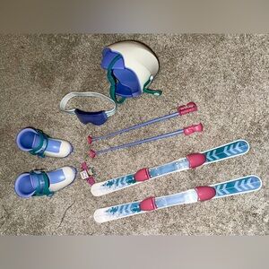 American Girl Corinne Ski set and Pajamas